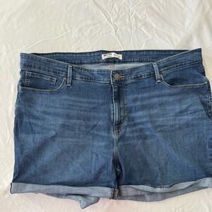 Blue Denim Shorts